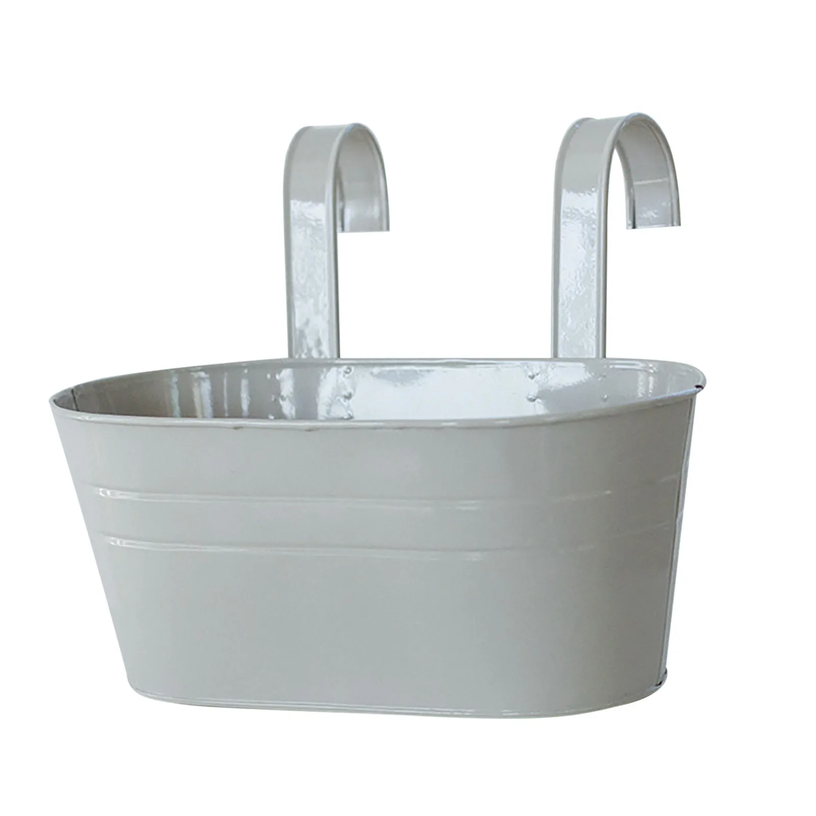 jardinière suspendue blanche